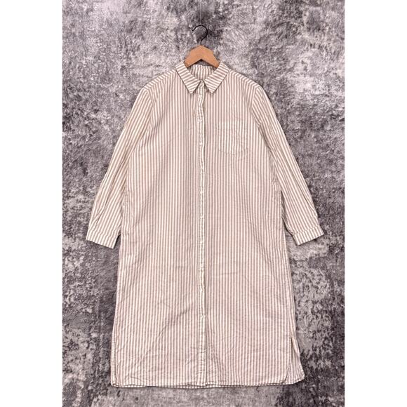 Almina Concept Shirt Dress Small Womens Striped Long Sleeve Knee Length - Picture 1 of 8